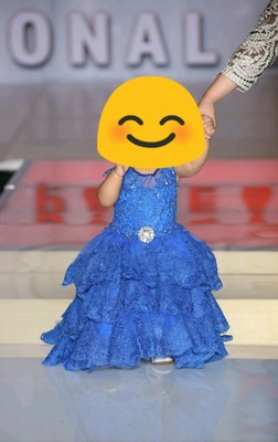 royal blue and yellow flower girl dresses