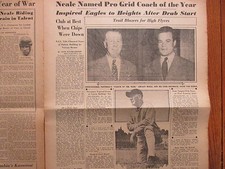 Jan-1949 THE ALL-SPORTS NEWS/The Sporting News Insert(GREASY NEALE/JERRY EKBERG)