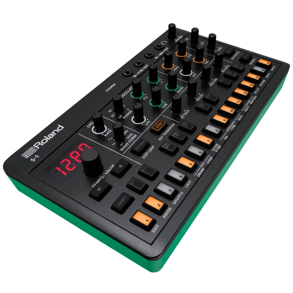 Roland Aira Compact S-1 Tweak Synthesizer + keepdrum Kopfhörer - Bild 4 von 4