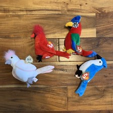 Bird Beanie Babies Lot - Set Of 4
