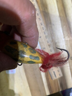 Appât De Pêche Vintage – Heddon Topwater – Bois – Rare (Années 50-60 ?)