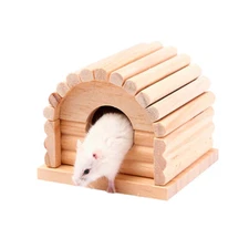 Pet Small Animal Hideout Hamster House Bedding Hut Rat House Chew Toy Hamster