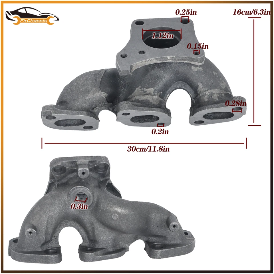 Rear Exhaust Manifold w/ Gasket for Nissan Altima Murano Quest INFINITI I35 3.5L Foto 4 de 4