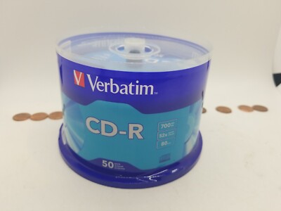 Verbatim 94587 700MB 80-Minute Digital Vinyl CD-Rs (50-ct Spindle)