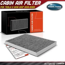 Activated Carbon Cabin Air Filter for Tesla S 2016 2017-2023 Behind Glove Box