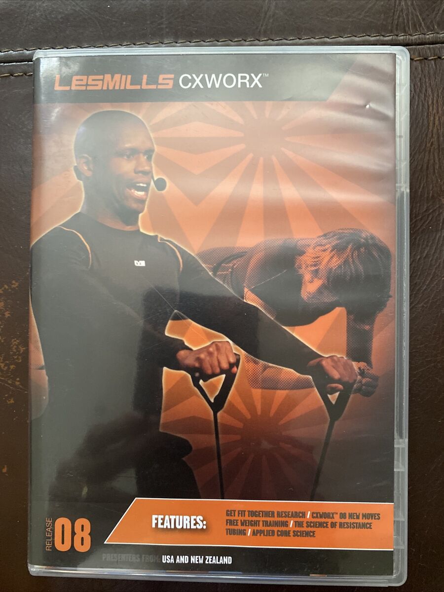 Les Mills CXWORX Core 08 Complete Release DVD CD Choreography BRAND NEW RARE