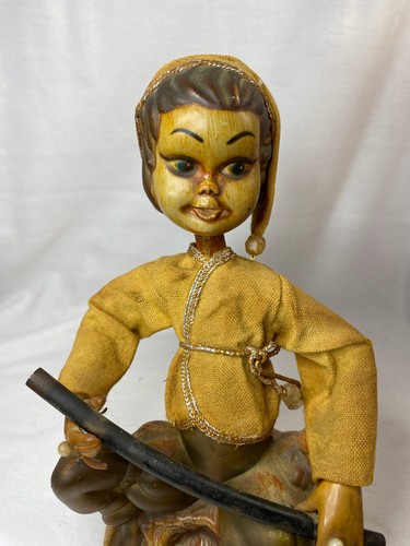 Mid Century 60's Vintage Tilso Pixie Elf Gypsy Weird Blow Mold Figure Hong Kong - Picture 4 of 19