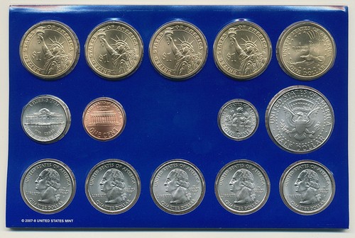 2008 P-D U.S Mint Uncirculated Coin Set with Original Government Packaging & COA - Picture 3 of 7