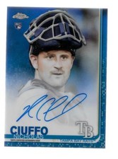 2019 Topps Chrome Rookie Autographs Blue Refractors #RANC Nicholas Ciuffo Auto