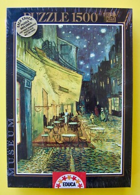 EDUCA Museum Series VAN GOGH Cafe Terrace at Night 1500 PIECE PUZZLE Sealed