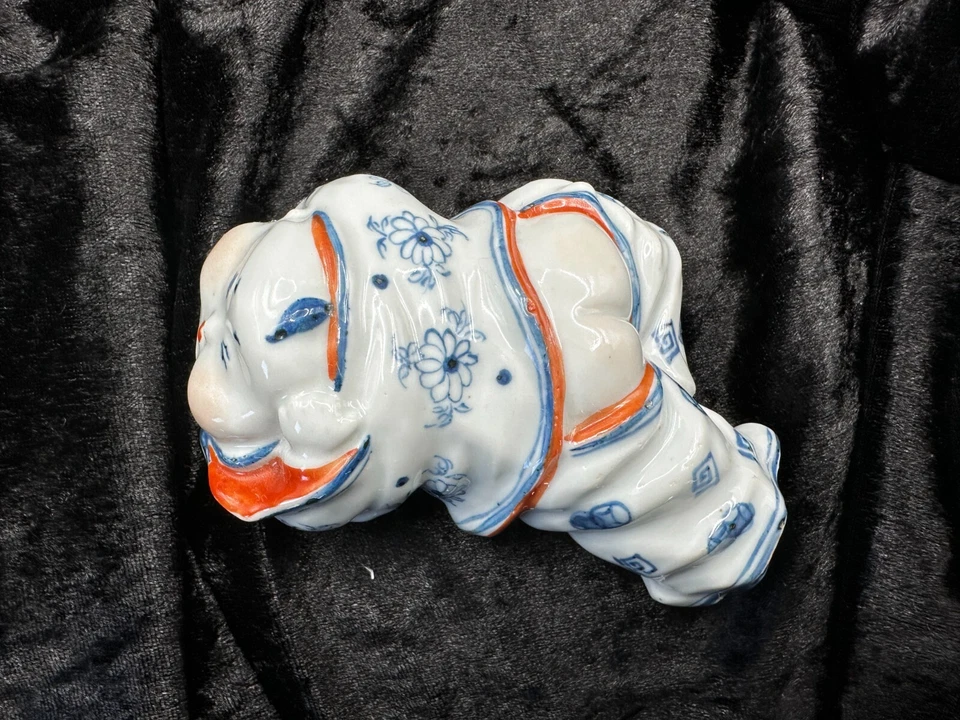VTG Chinese Porcelain Figurine baby China Child figure oriental Asian Sculpture - Image 2 of 4