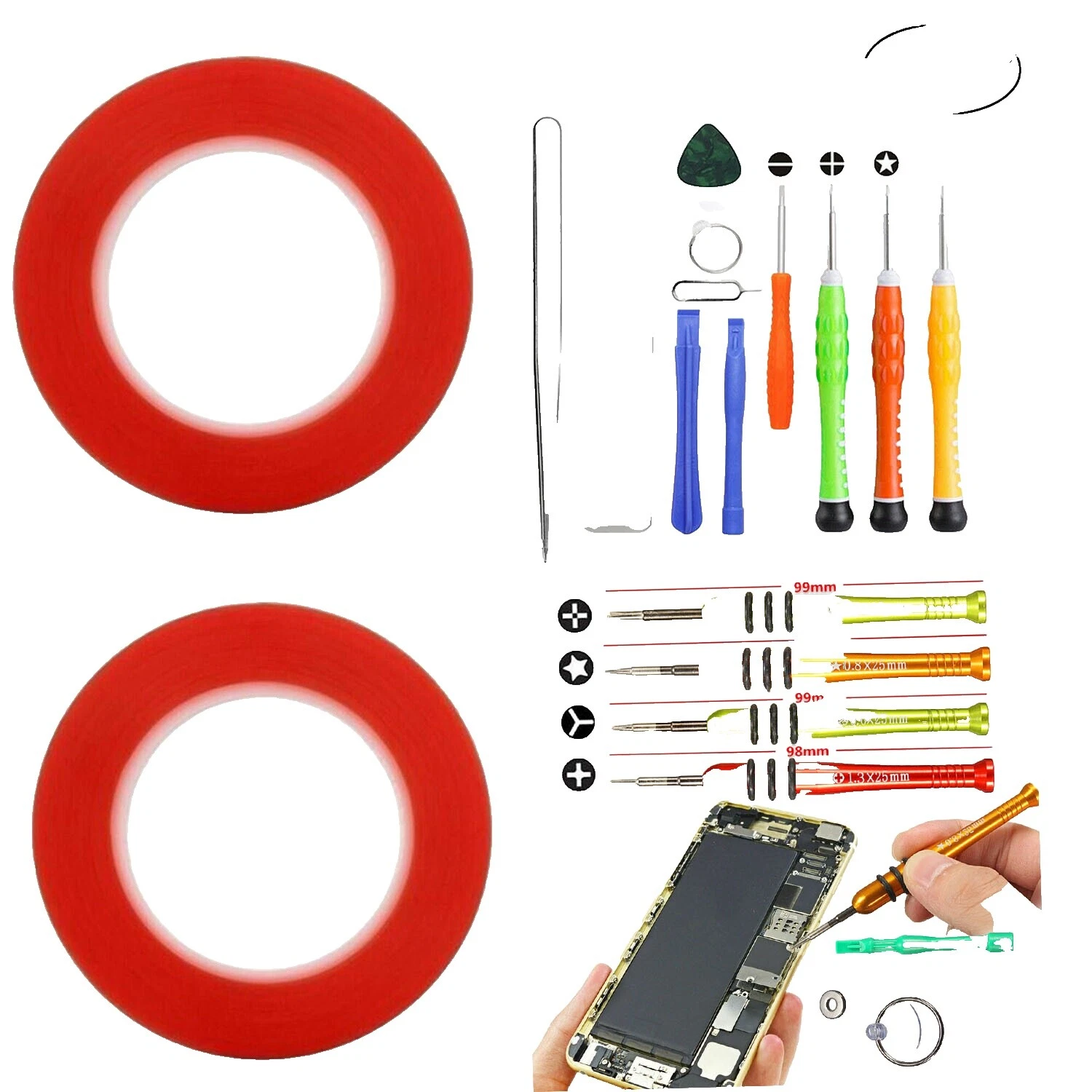 Adhesive Cell Phone & Smartphone Parts for Amazon Alcatel One Touch