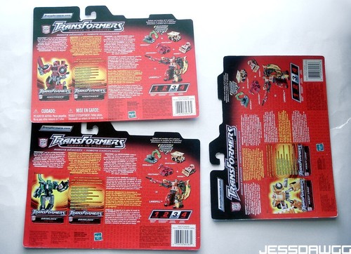 lot Cardbacks boards RID Transformers Hasbro Landfill Ruination Prowl figures - Picture 3 of 11