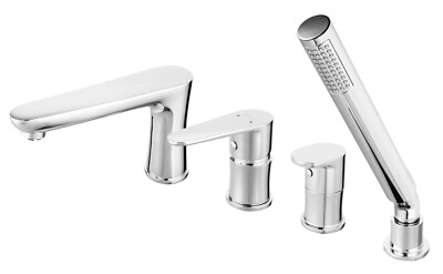 Hansgrohe Metris S - 4-Loch-Badewannenarmatur Für  Produktbild-Vorschau 4