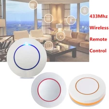 433MHz RF EV1527 Wireless Remote Control Round Transmitter Button Regulate