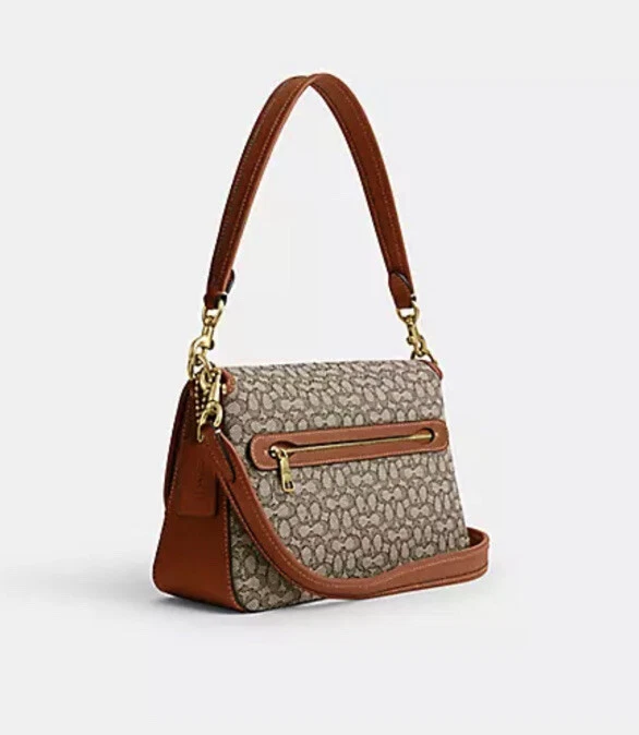 Studio Baguette Bag In Signature Textile Jacquard