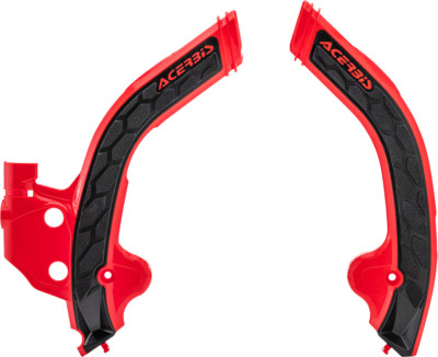 Acerbis 2801941018 X-Grip Frame Guards Red/Black