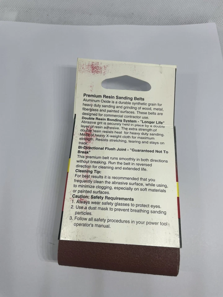 ALI INDUSTRIES Gator Grit 3205 80 Grit Sanding Belt, 2 1/2” x 16”, 2-Pack - Image 2 of 2