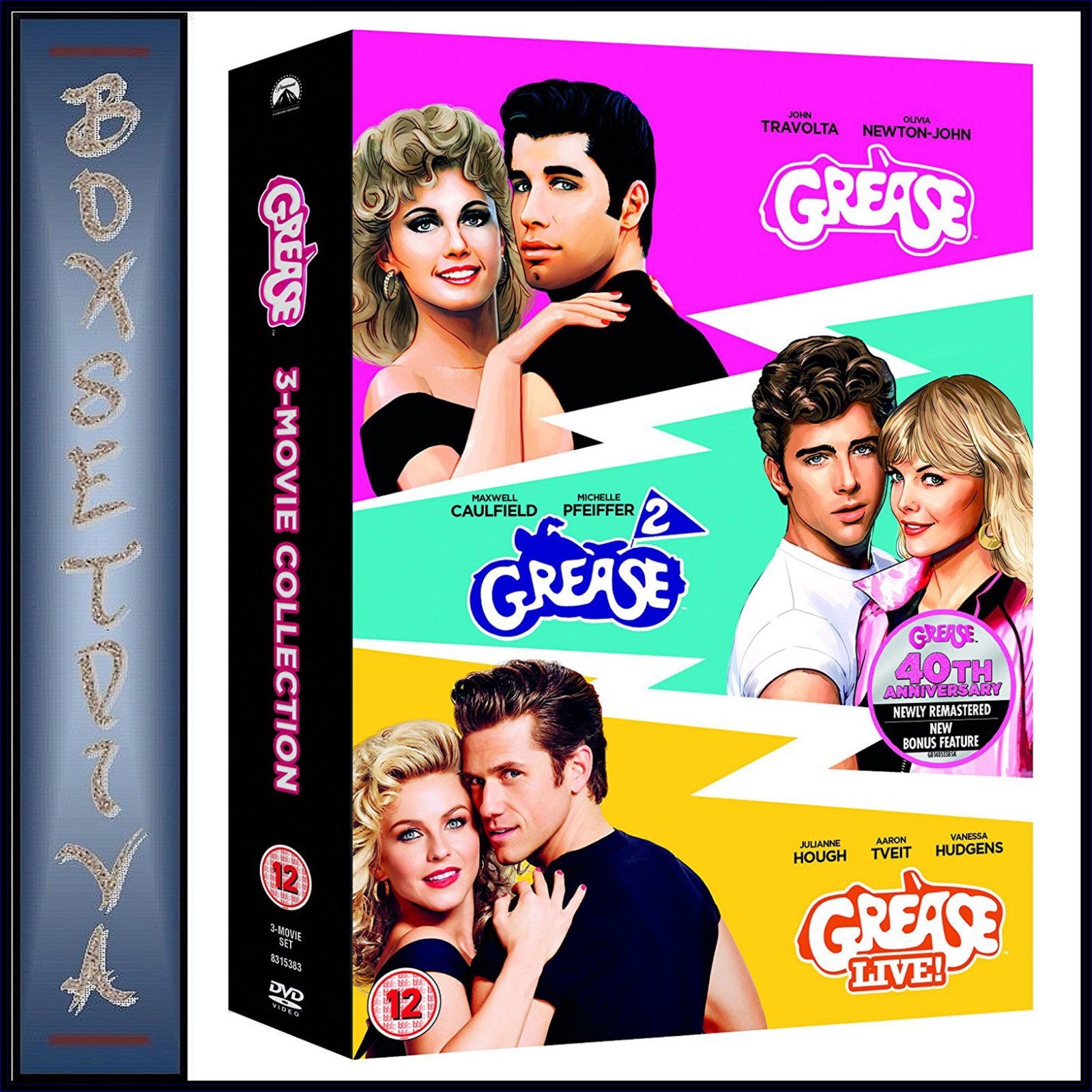 GREASE 40TH ANNIVERSARY COLLECTION GREASE GREASE 2 GREASE LIVE