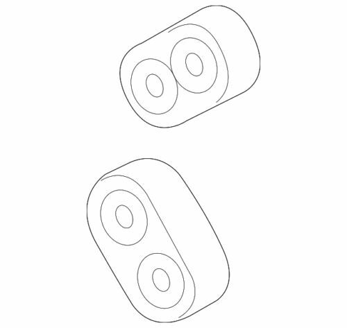 Aislante de soporte central trasero para Ford F-250 Super Duty 2011-2019 (N/P BC3Z-5A262-A)