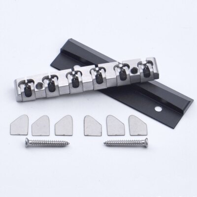Original Stainless steel LSR Roller Adjustable Nut regulation NUT For Strat&Tele
