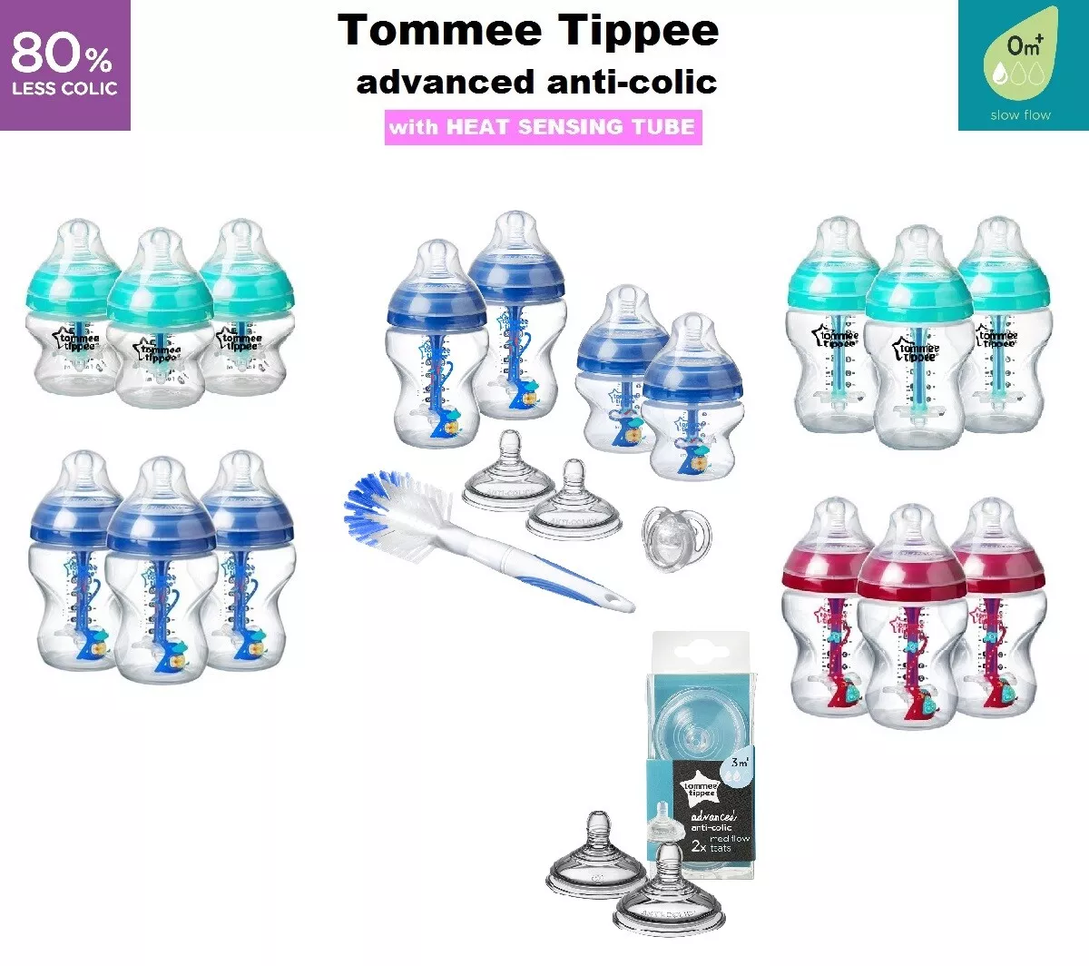 Tommee Tippee Biberon anti-colique avancé 340ml 