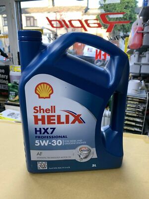 Shell Helix HX7 Professional AF 5W30 Semi Synthetic Engine Oil 10L