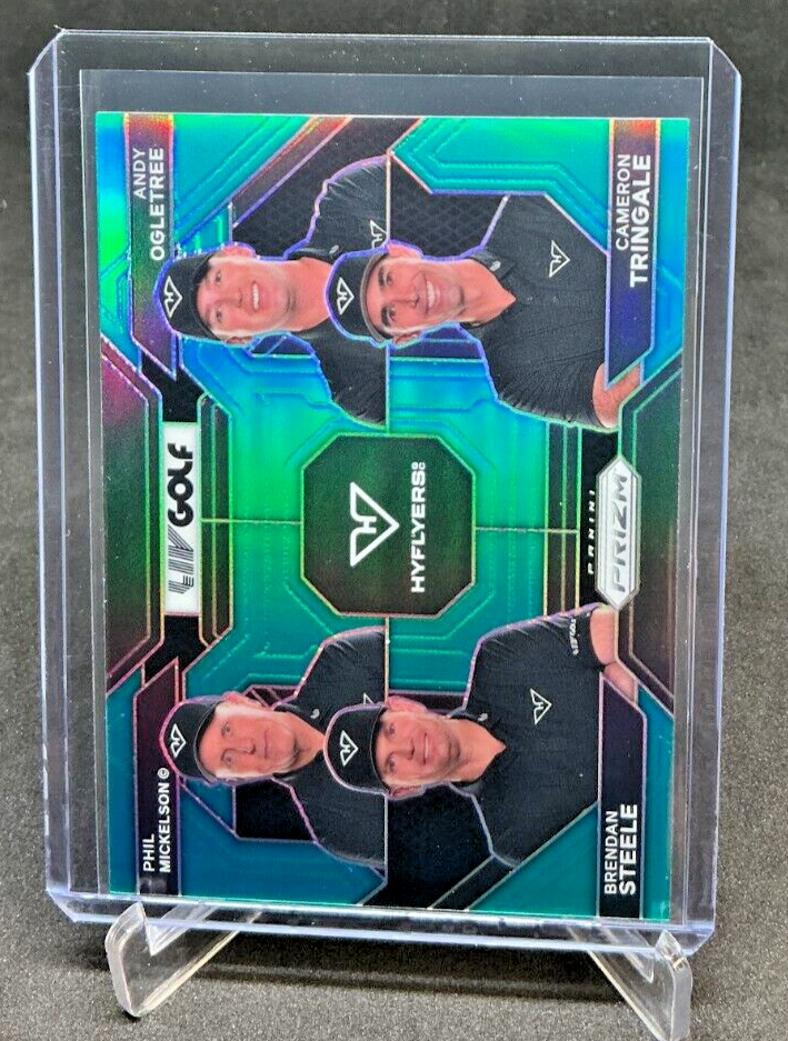 2024 Panini Prizm LIV Golf HYFLYERS GC Teal Prizm Phil Mickelson #60 48/199