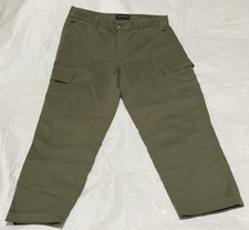 Banana Republic Cargo Pants Womens 6 Army Green Stretch NEW Pockets