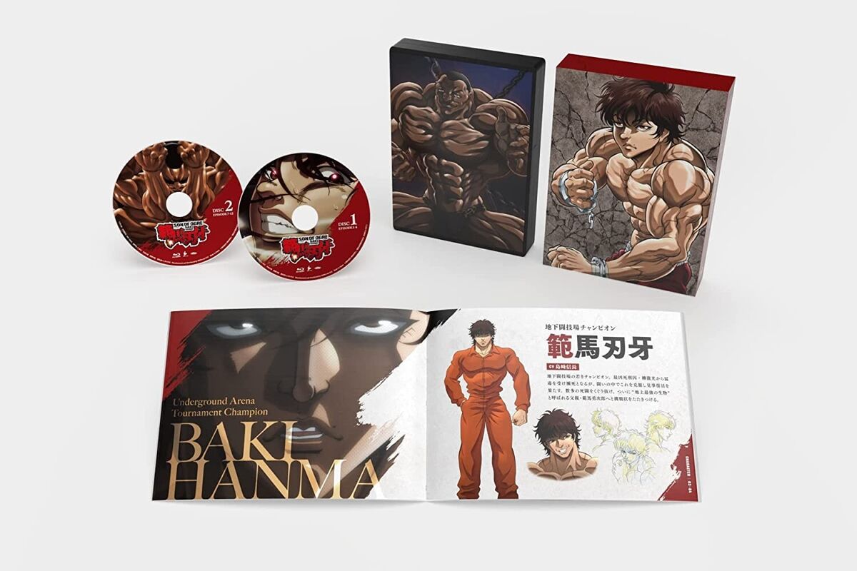 New Baki Hanma Blu-ray Box First Limited Edition Booklet Artbook Japan  DMPXA-247