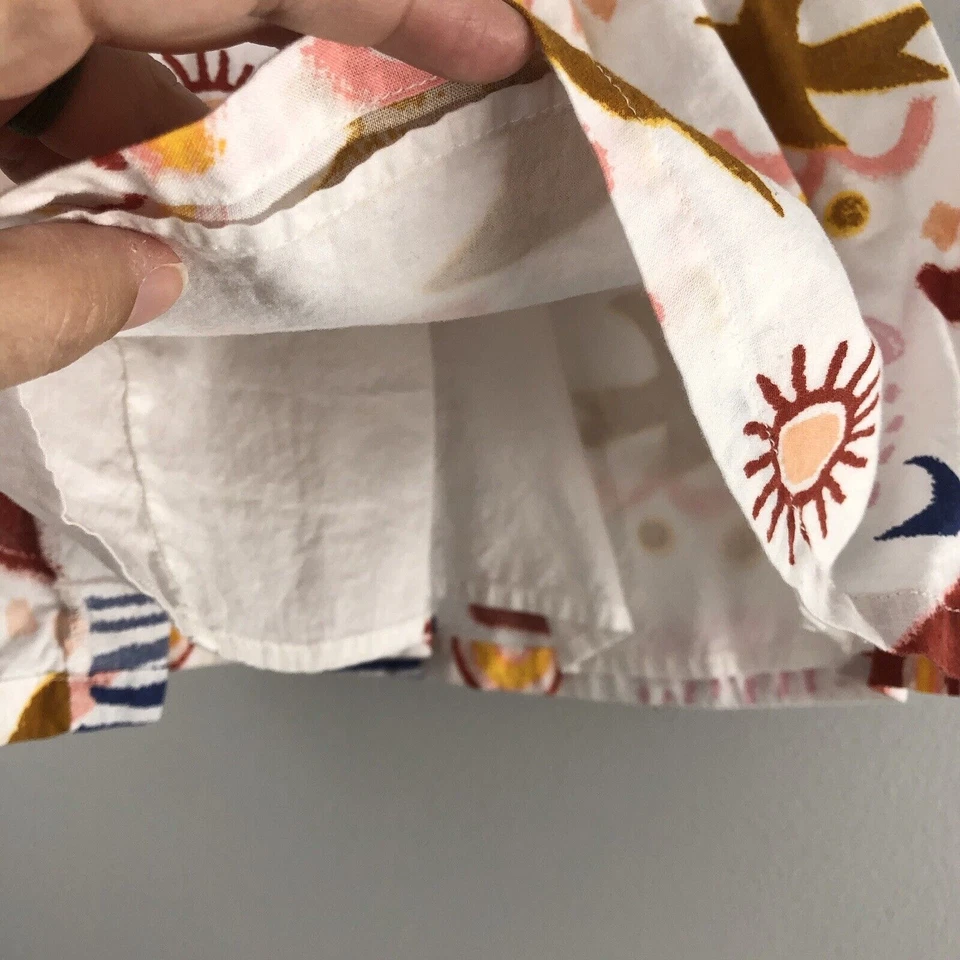 Vestido Genuino Niños de OshKosh Niñas Talla 12 Meses Sol Geométrico Luna Flutter Foto 4 de 4