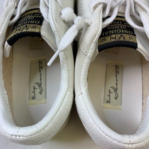 Vintage Havana Women Gadol 31 Sneakers White Silver Star Low Lace-Up Shoe Sz 9M - Picture 7 of 17
