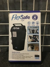 FlexSafe AquaVault locking tamper-resistant pouch for travel, swimming NIB