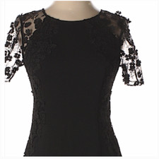 Elie Tahari exquisite Little Black Dress size 2 Excellent condition