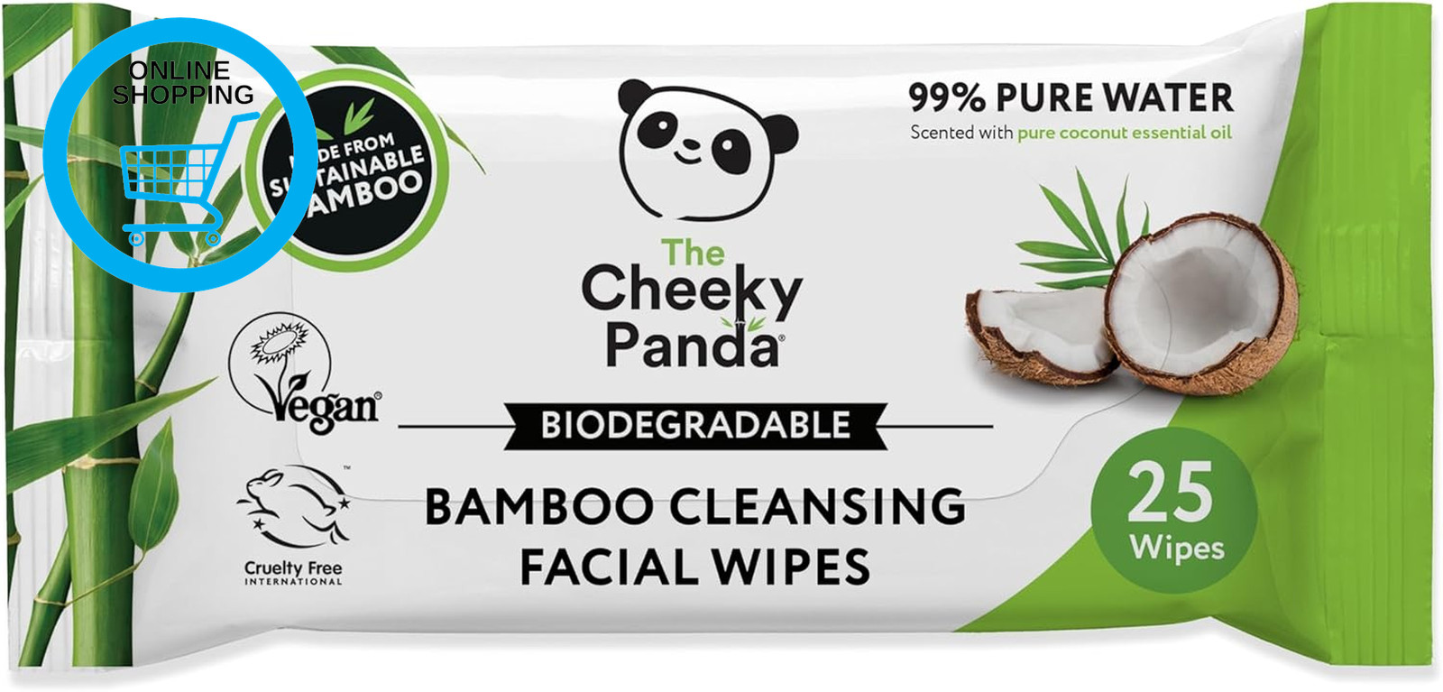 Bamboo Facial Make up Remover Wipes | Sustainable Face Wipes Eye Makeup Remover