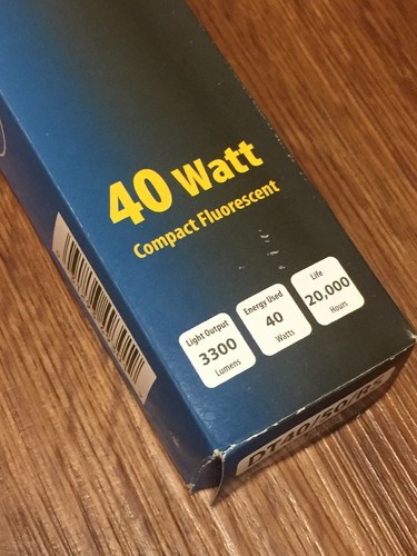 1 Pack T5 Eiko DT40/50/RS 40W Duo-Tube 5000K 2G11 Compact Fluorescent 49301 - Picture 2 of 8