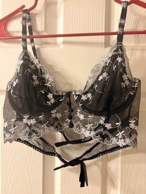 Victorias Secret For Love And Lemons Amour Bra & Panty Set