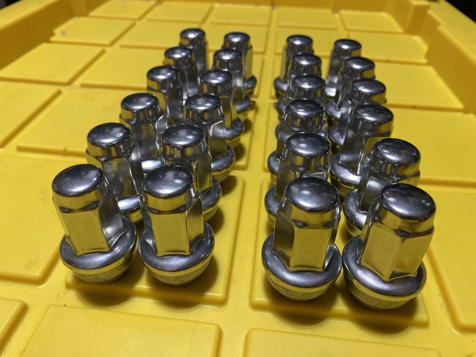 ⭐2004-2014 Ford F150 Set Of 24 14 x 2.0 Under Cap Factory OEM Lug Nuts Truck HD - Image 3 of 4