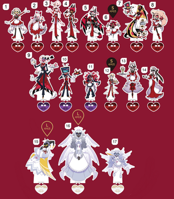 Hazbin Hotel Acrylic Stand Standee Animate Cafe 2025 Limited | eBay