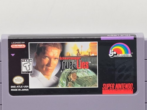 True Lies (Super Nintendo SNES, 1995) Game, Box + Manual - Picture 4 of 24