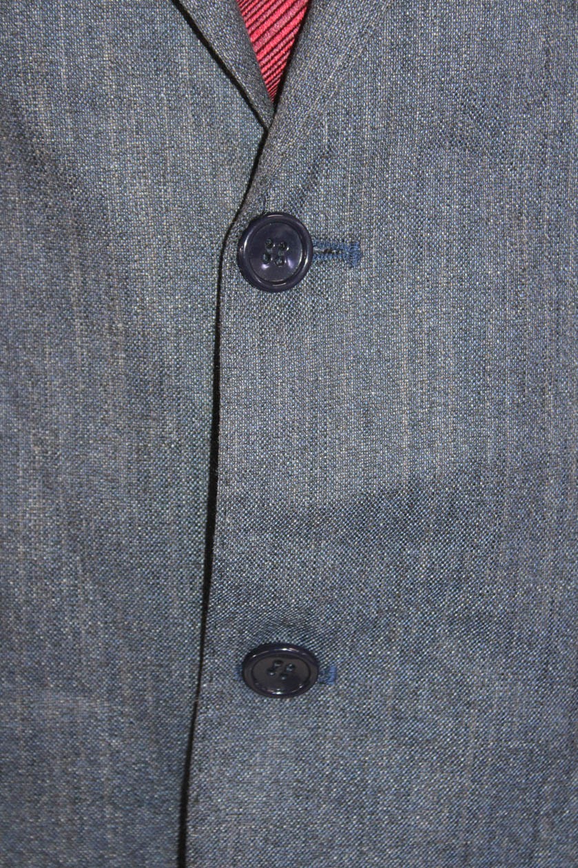 Bertolucci Mens Wool Collared Two Button Classic … - image 6