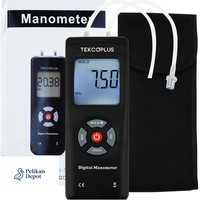 Digitales Manometer Hvac Luftvakuum Gas Differenzdruckmesser 11 Einheiten