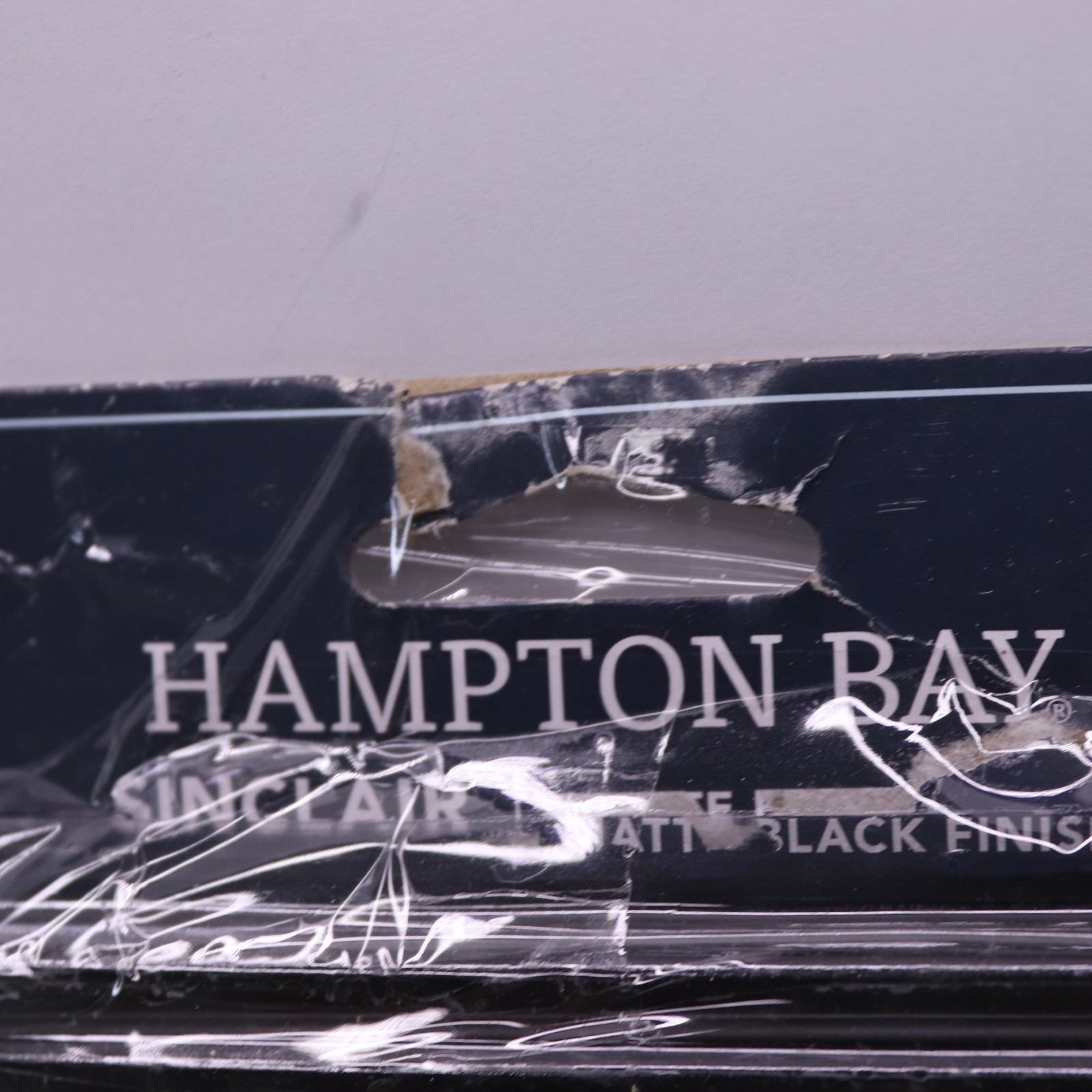 Hampton Bay Sinclair 2-Gang Rocker Matte Black Stamped Steel Wall Plate