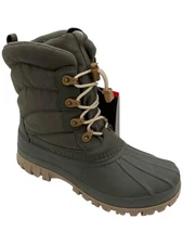 Cougar Waterproof Insulated Winter Boots Cardiff Olive