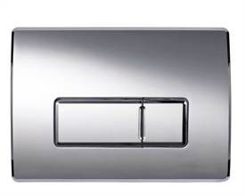 SYG612CP Macdee Pneumatic Dual Flush Push PLate Caspia Chrome finish Kayla