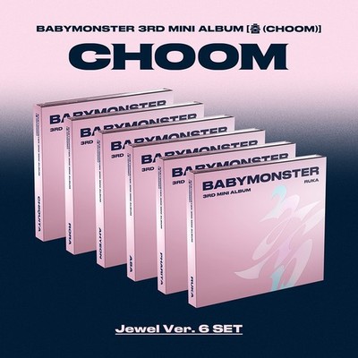 BABYMONSTER 3rd Mini Album [CHOOM] JEWEL Ver. CD+P.Book+3ea P.Card