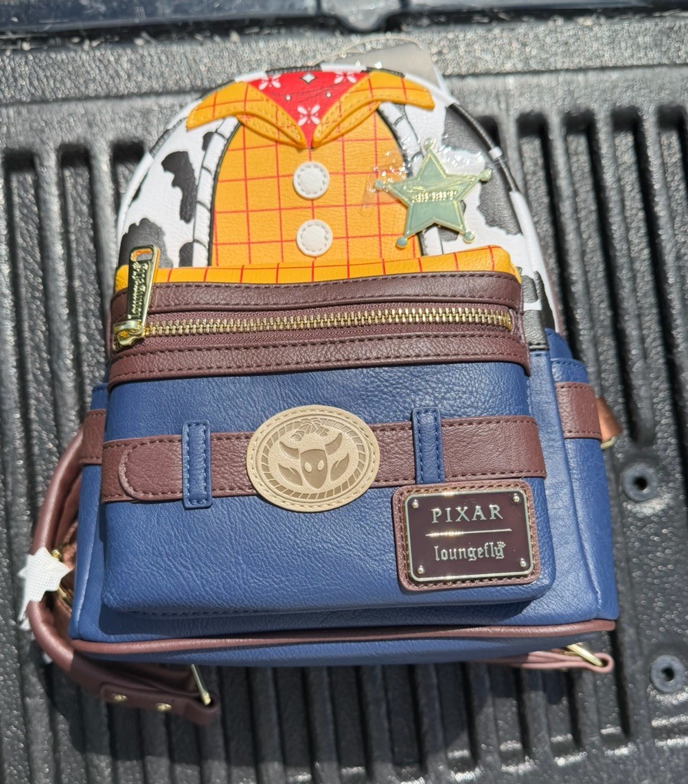 Loungefly Disney Pixar Toy Story Sheriff Woody Backpack With Tags