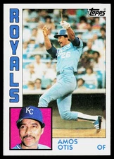 1984 Topps #655 Amos Otis - ExMt+