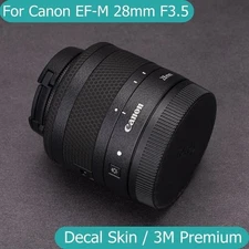 For Canon EF-M 28mm F3.5 IS STM Decal Skin Vinyl Wrap Film Camera Lens Sticker