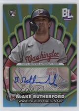 2024 Topps Big League Opening Act Blake Rutherford #OAA-BR Auto 10w8